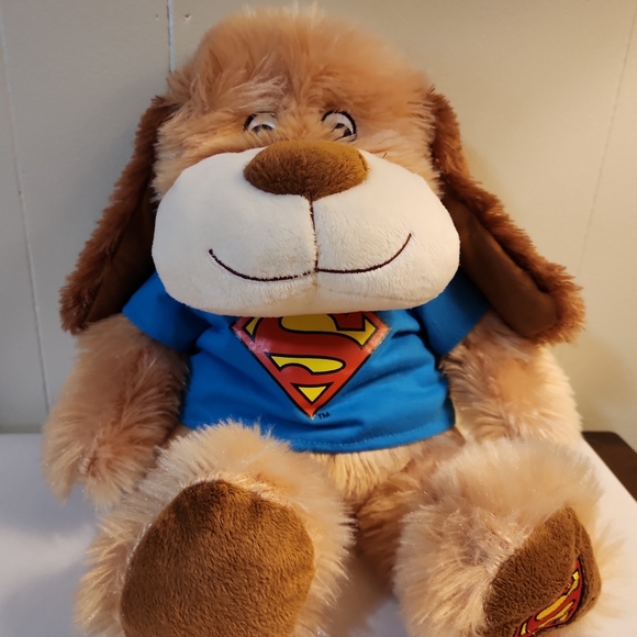 Superman DC Comics Plush Dog Toy Petsmart Luv A Pet Chance Superhero 16" RARE - Picture 2 of 12